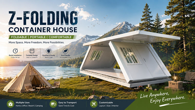 Why Z-Folding Container Houses Are Becoming the Preferred Choice for Large-Scale Accommodation Projects