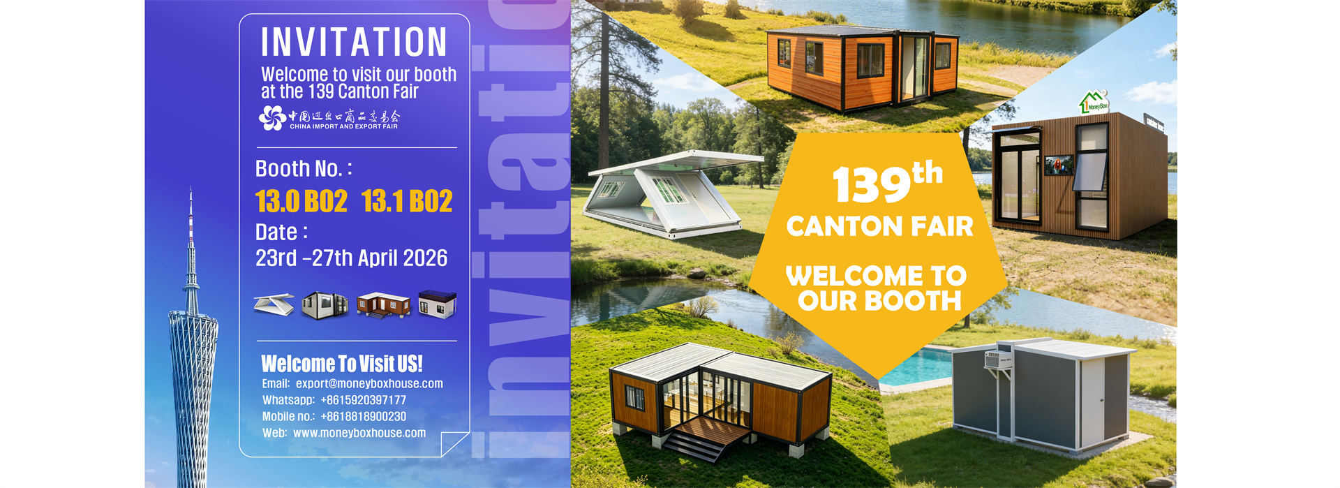 Global supplier Moneybox prefab container house