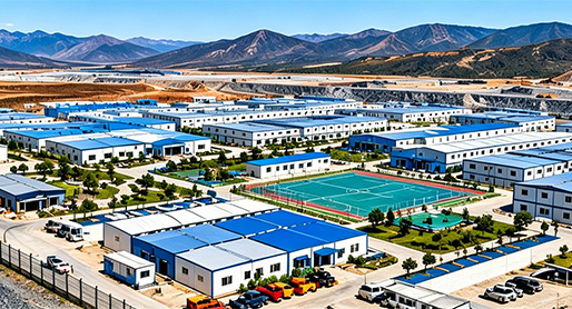 Como planejar um acampamento modular de acomodação de trabalhadores para 100, 500 ou 1.000 trabalhadores